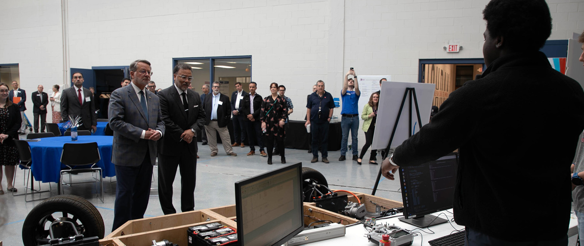 UDM hosts U.S. Sen. Peters and National Cyber Director Harry Coker Jr.