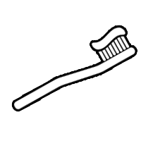 icon of a toothbrush 