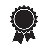 icon of an award ribbon